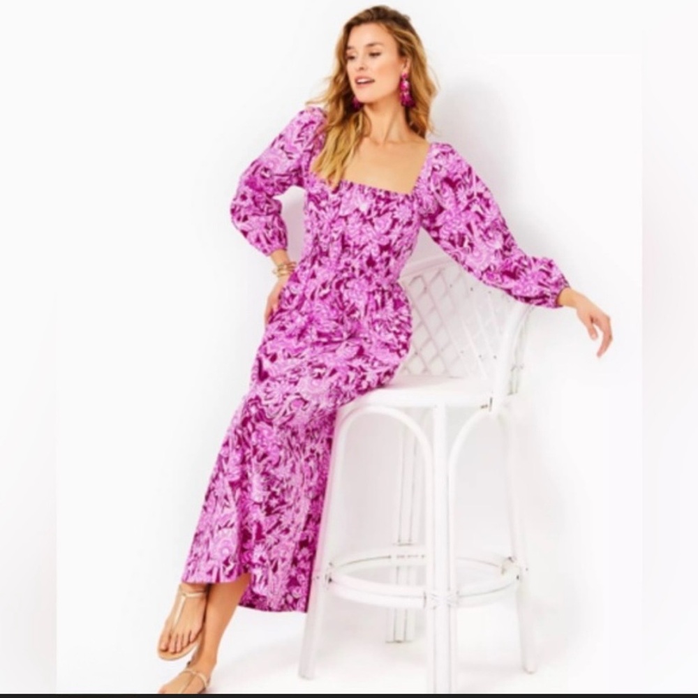 NWT ~ Lilly Pulitzer Mulberry Floral Pattern  3/4 Sleeve